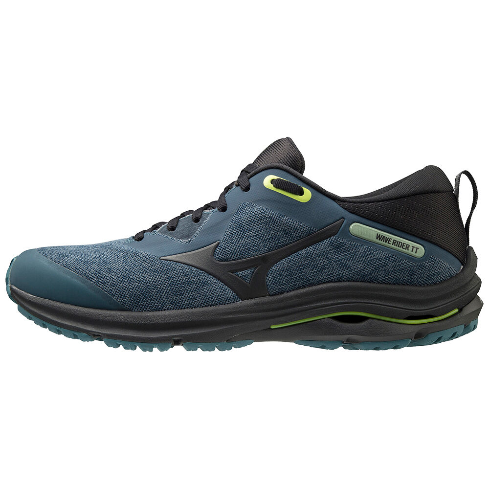 Zapatillas Trail Running Mizuno Wave Rider Tt 2 Hombre Azul Marino/Verde Claro Comprar VBCZ-38601